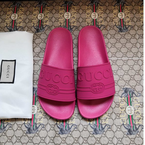 Gucci GG Wmns Rubber Slide Sandal 525140