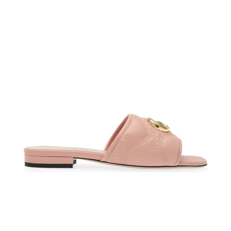 Gucci Jolie GG Matelassé Slide Sandal - Image 2