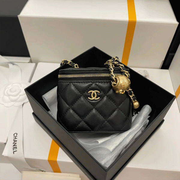 Chanel Golden-Ball Makeup Box