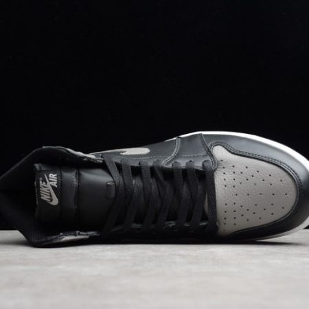 Air Jordan 1 Retro High OG Shadow Black Grey 555088-013 - Image 3