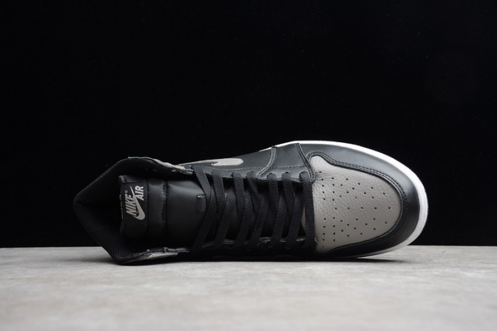Air Jordan 1 Retro High OG Shadow Black Grey 555088-013 - Image 3