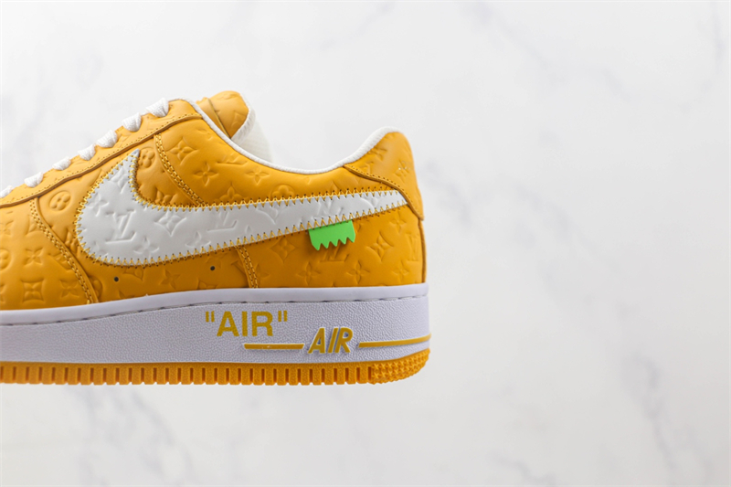 LV x Nike Air Force 1'07 LV8 Low Yellow/white/LV Monogram - Image 2