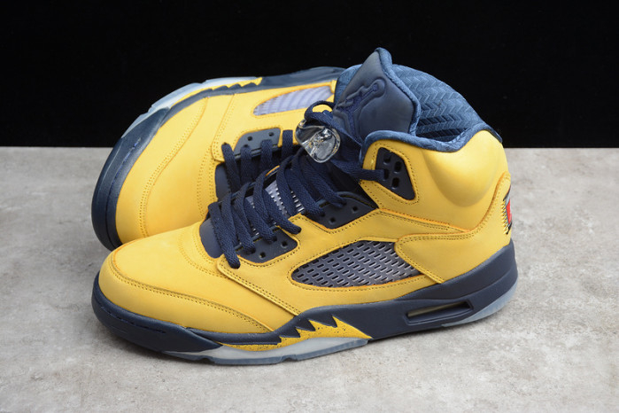 Air Jordan 5 Retro SP Michigan CQ9541-704 - Image 4