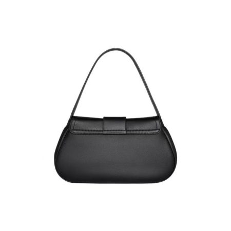 Celine Pebbled Leather Shoulder Bag - Image 3