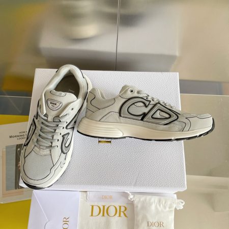 Dior B30 Dad Sneakers Gray (AAA High Quality Version) - Image 3