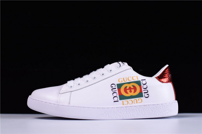 Gucci Ace EMBROIDERED LOW-TOP SNEAKER WITH GG LOGO - Image 2