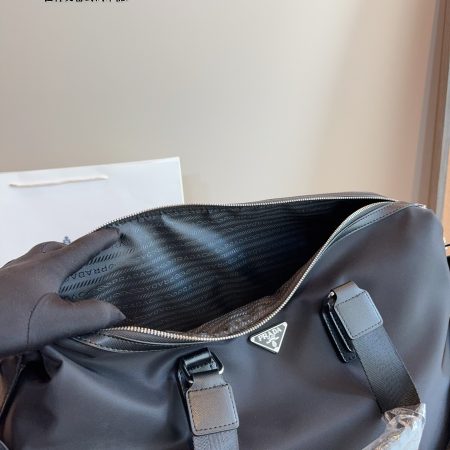 Prada Black Travel Tote Bag - Image 3