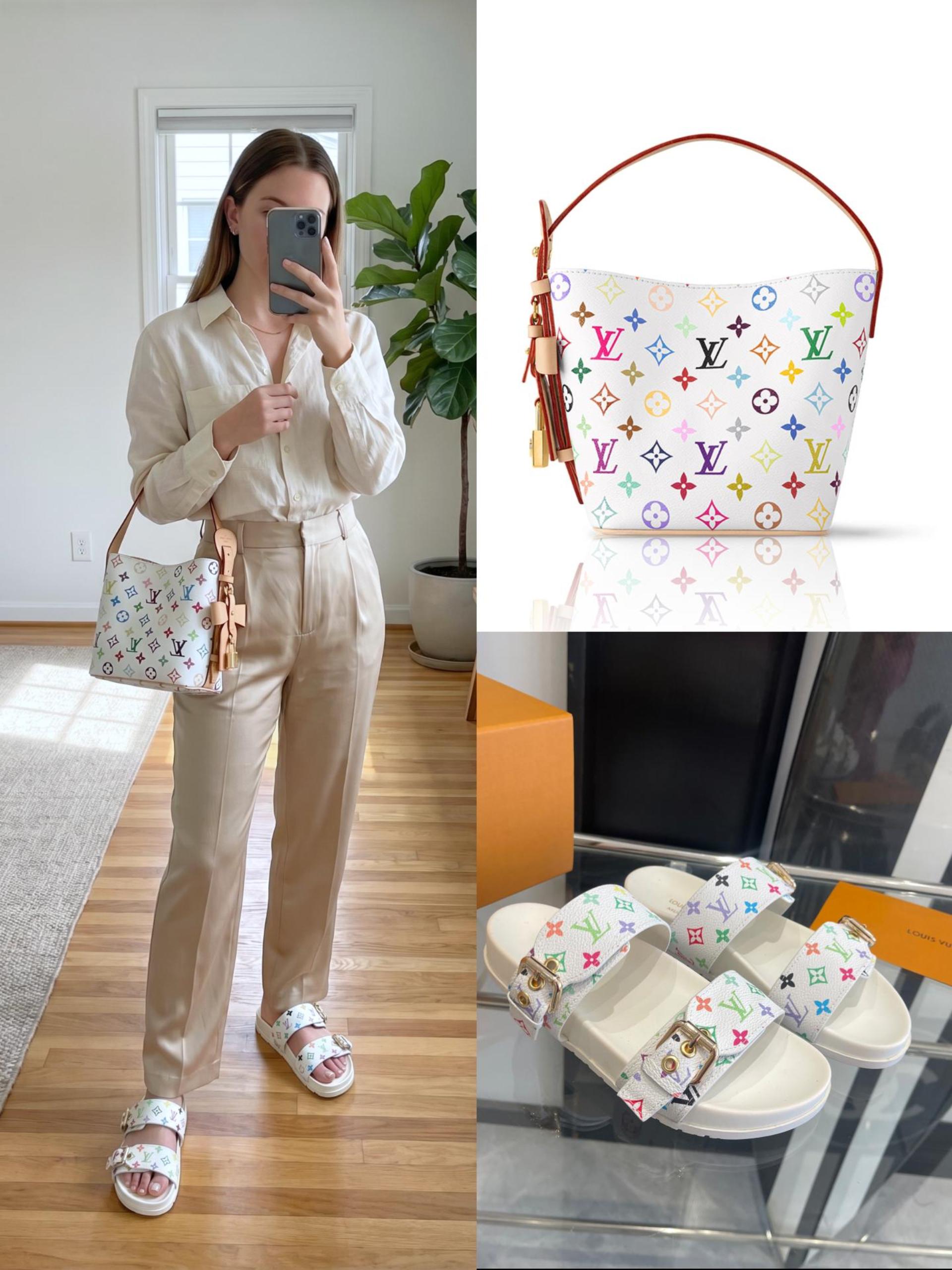 LV Shoes & Bag Set - Image 1