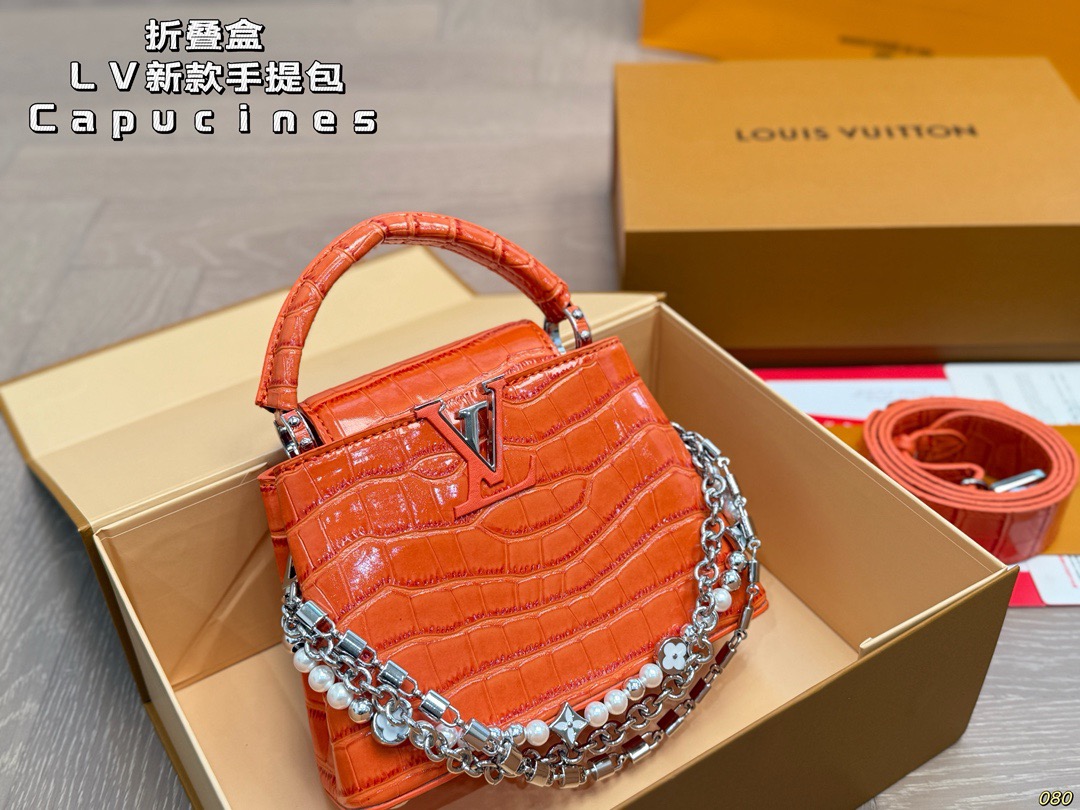 LV Capucines Handbag - Image 7