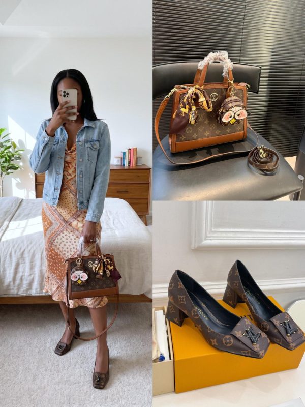 LV Shoes & Bag Set