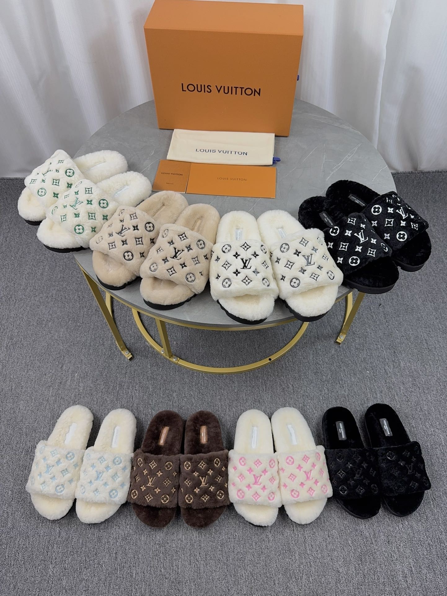 LV Cotton Slippers - Image 1