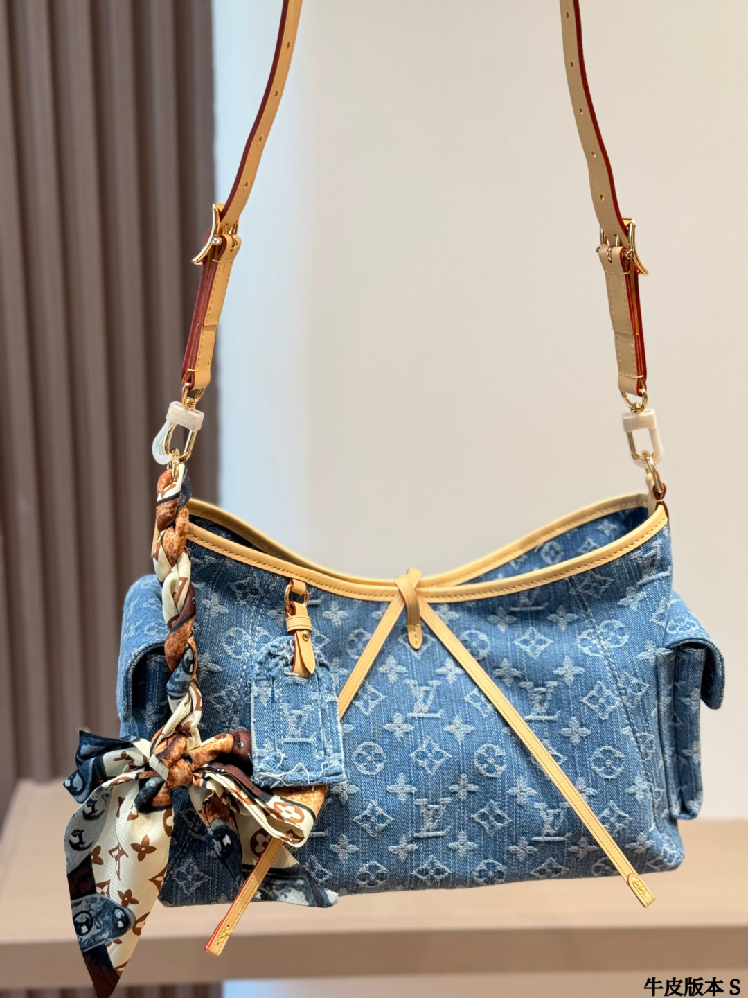 LV Carryall Cargo PM Monogram Denim Bag - Image 4