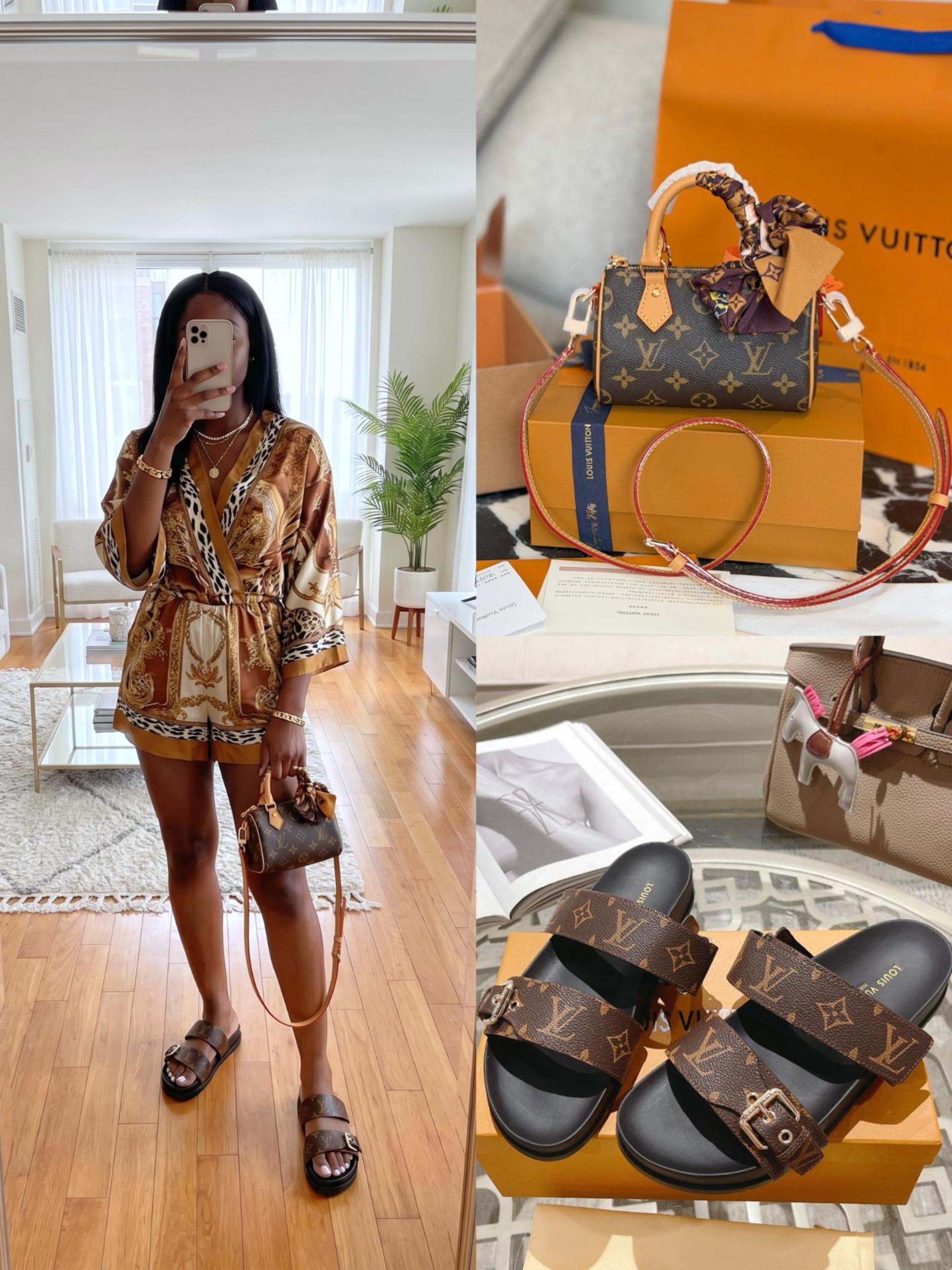 LV Shoes & Bag Set - Image 1