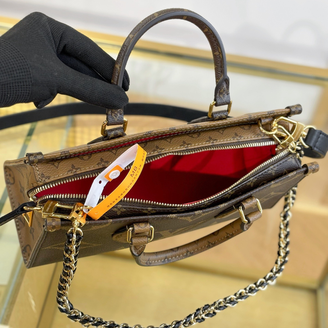 LV On the Go East West Chain Handbag - Image 6