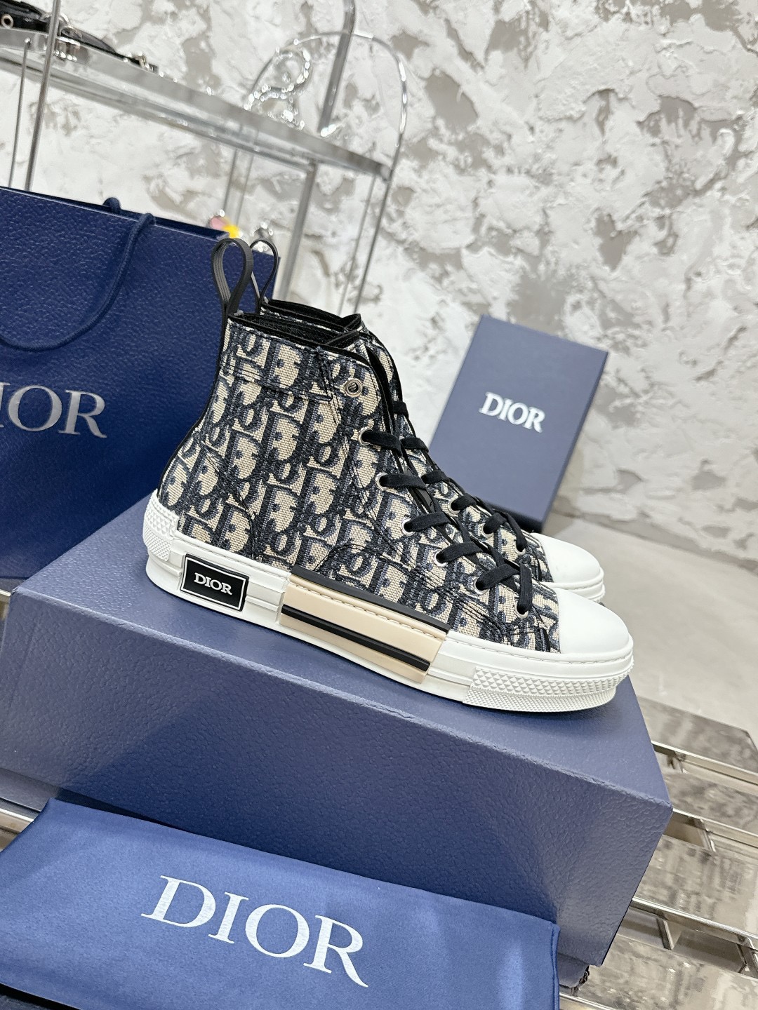 Dior B23 League High-Top Sneakers - Image 3