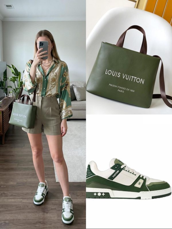LV Shoes & Bag Set