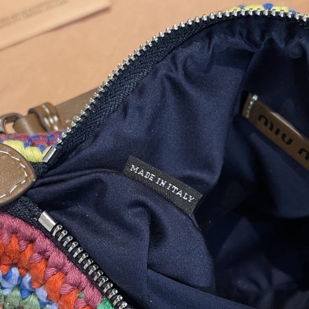 Miu Miu Crochet Pouch 10A - Image 9