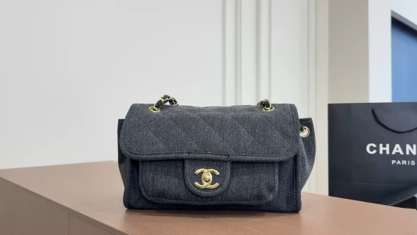 Chanel Denim Underarm Bag