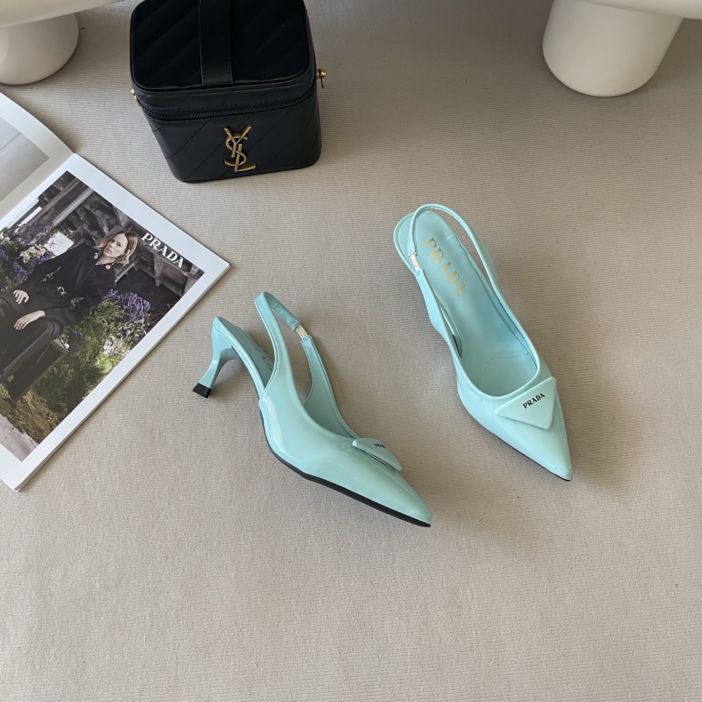 Prada Stiletto Sandals - Image 9