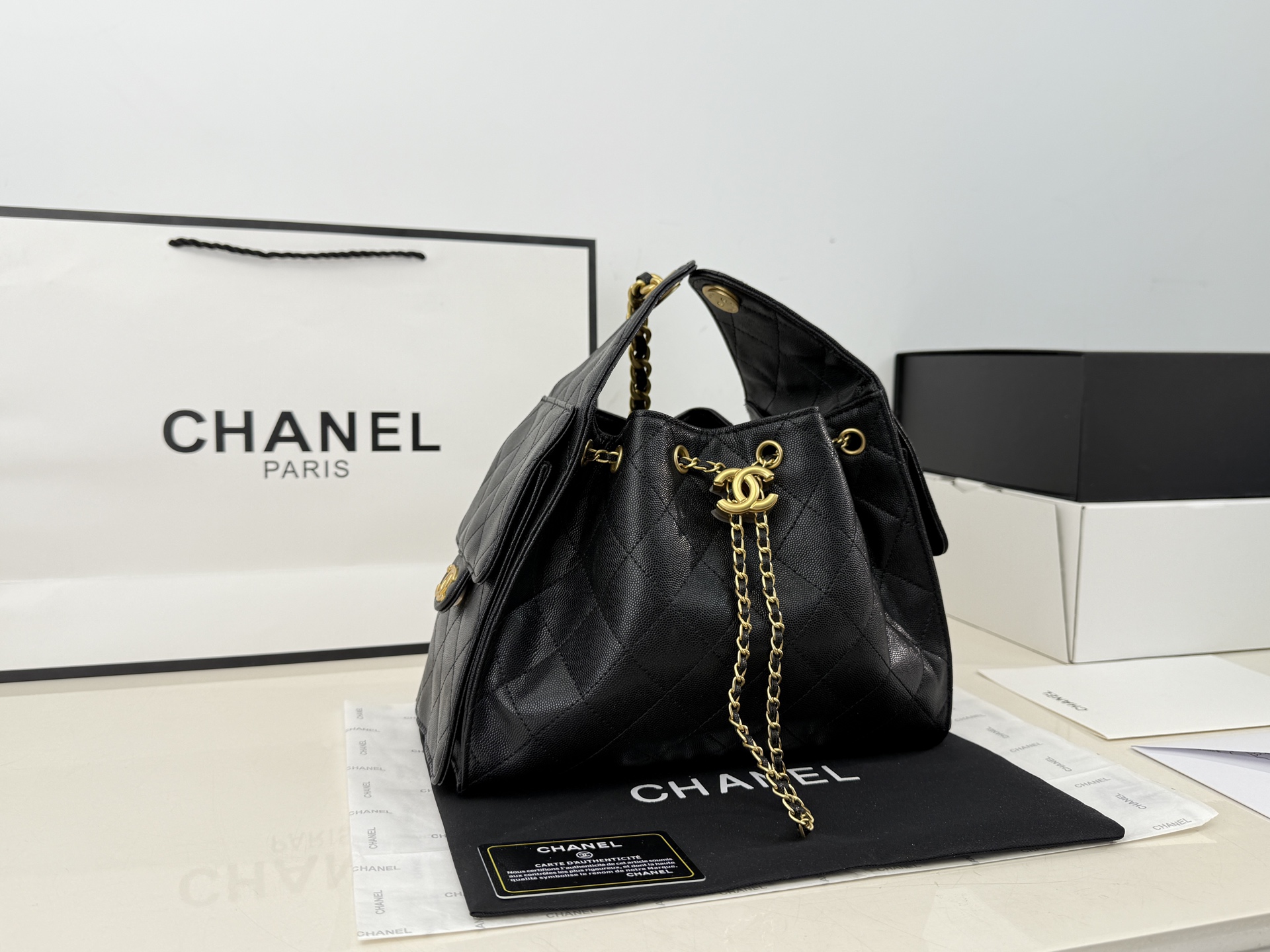 Chanel Caviar Quilted 25 Bag - Image 1