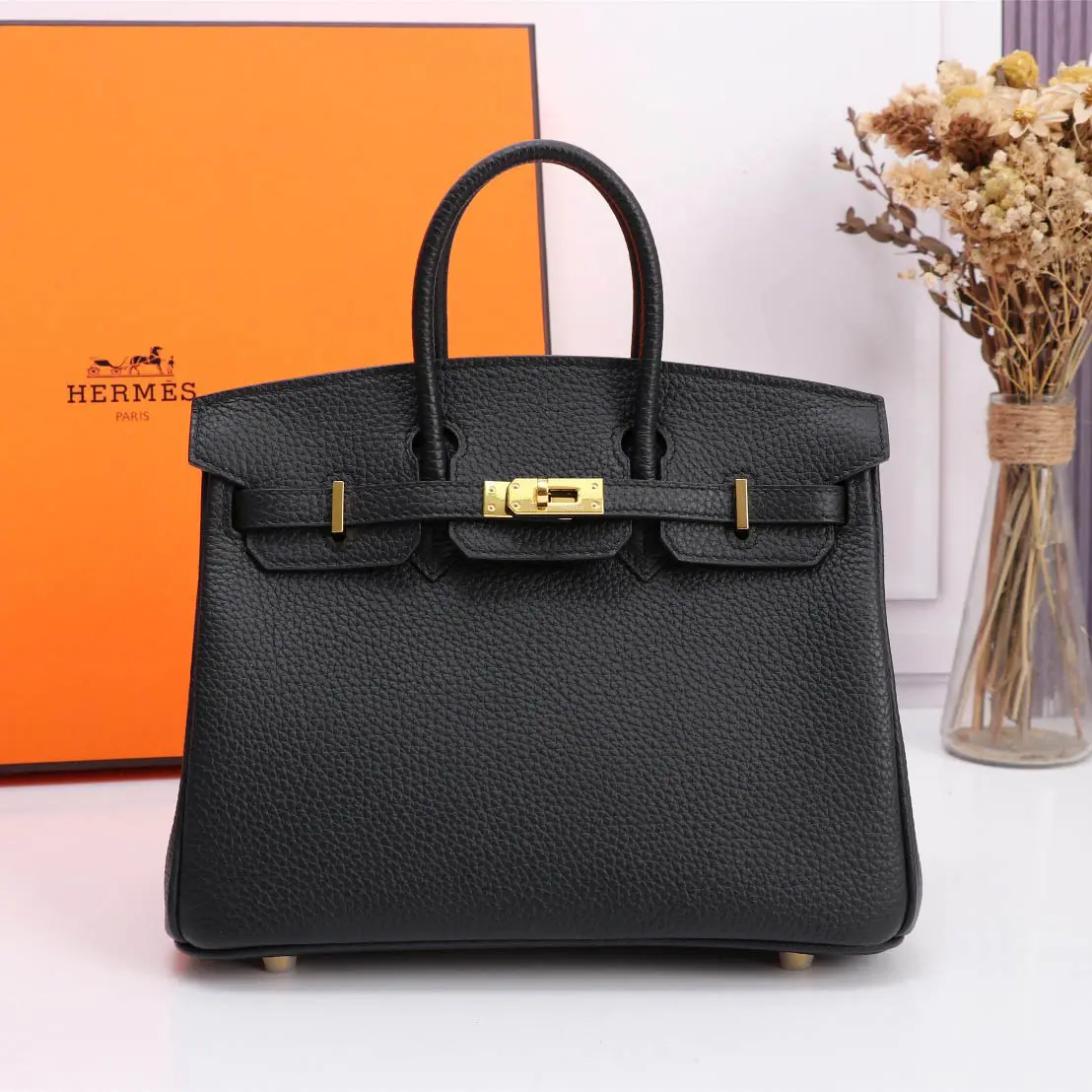 Hermes Birkin Tote Bag Handbag Shoulder Bag - Image 4