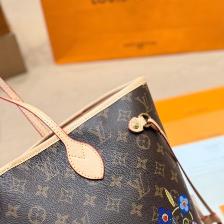 LV x TM Neverfull MM Monogram Bag - Image 5
