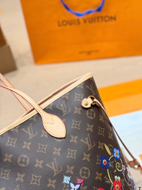 LV x TM Neverfull MM Monogram Bag