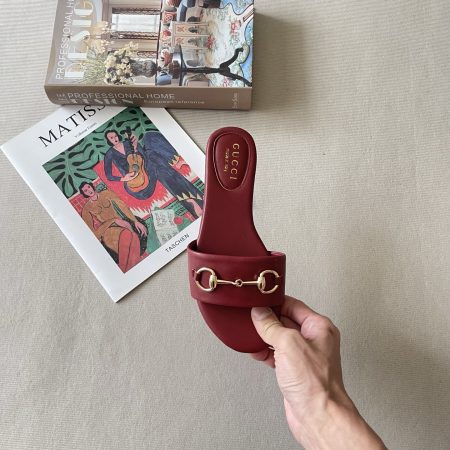 Gucci 26P Horsebit Flat Sandals - Image 6