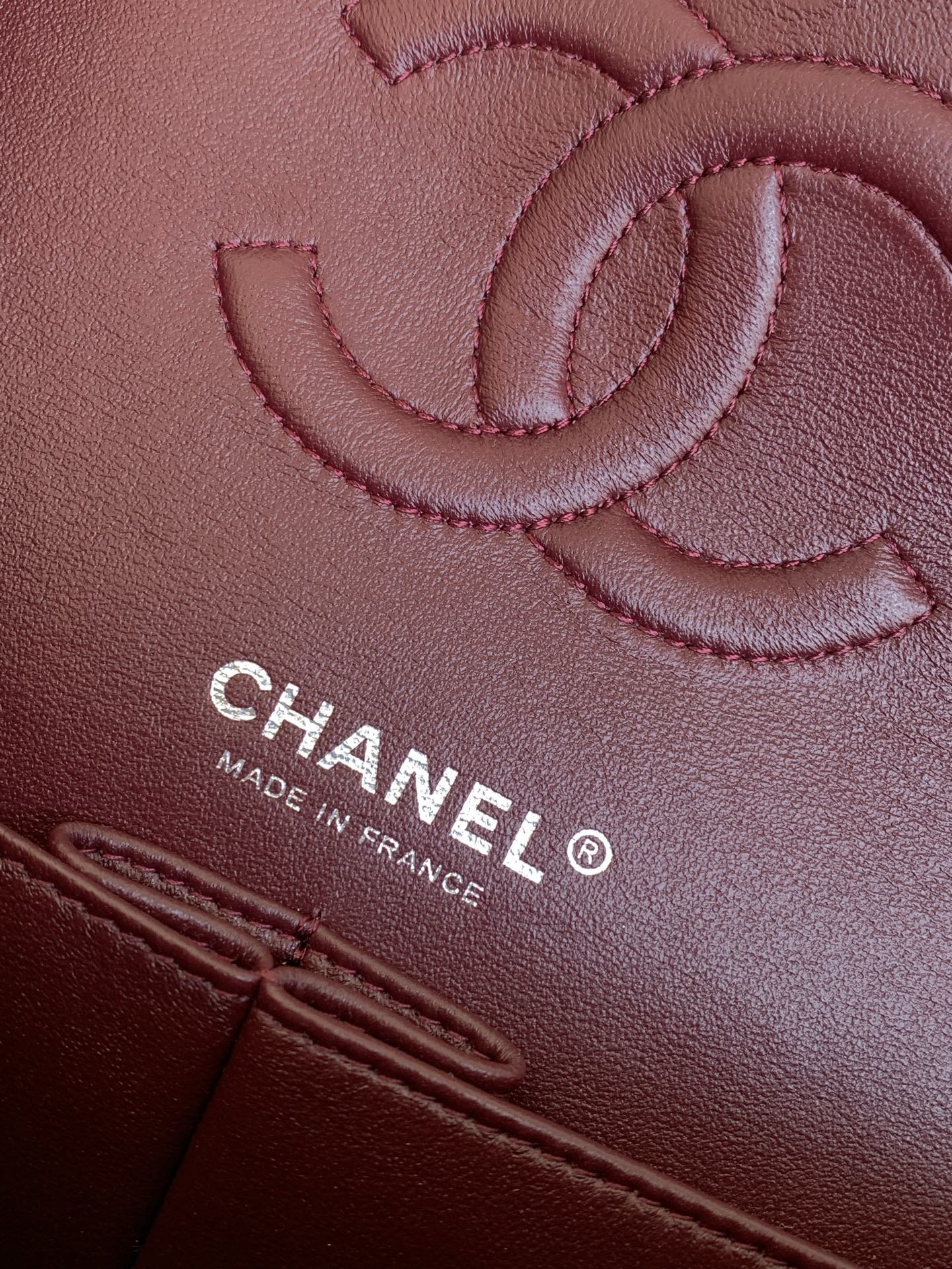 Chanel Black Calfskin Medium Classic Double Flap Shoulder Bag -Top Quality - Image 8