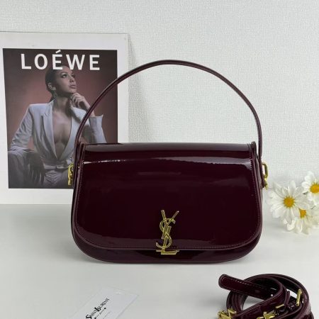Saint Laurent YSL Top-Handle Bag in Patent Leather