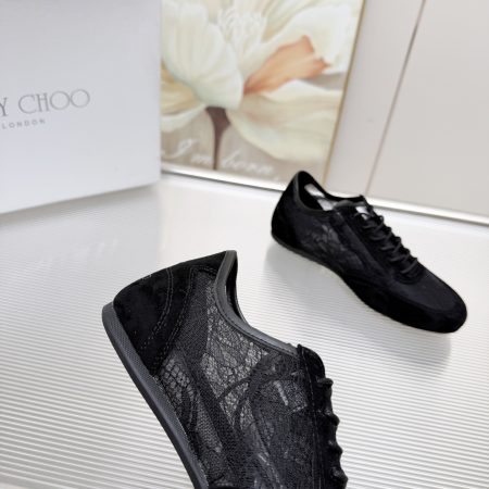 Jimmy Choo Sunny F Lace Sneakers - Image 12