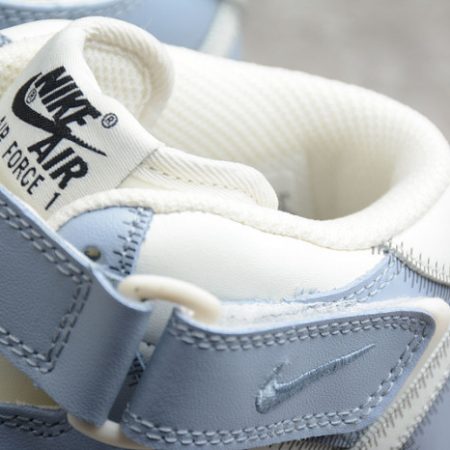Kaws x Nike Air Force 1 07 Mid White Blue Black CW2308-211 - Image 10