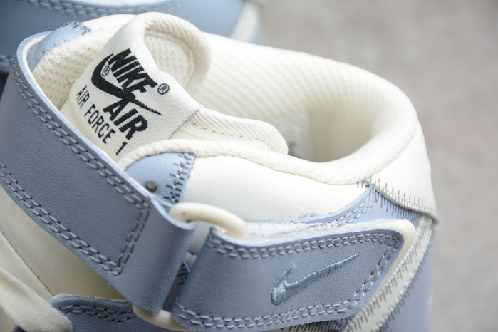 Kaws x Nike Air Force 1 07 Mid White Blue Black CW2308-211 - Image 10