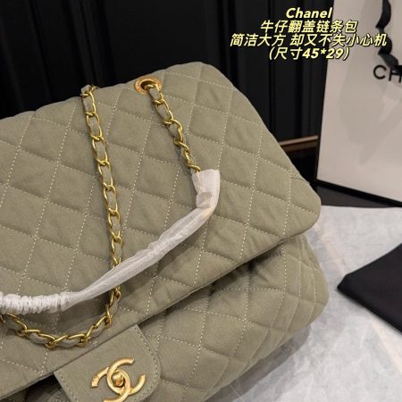 Chanel Denim Cf Tote Bag - Image 6