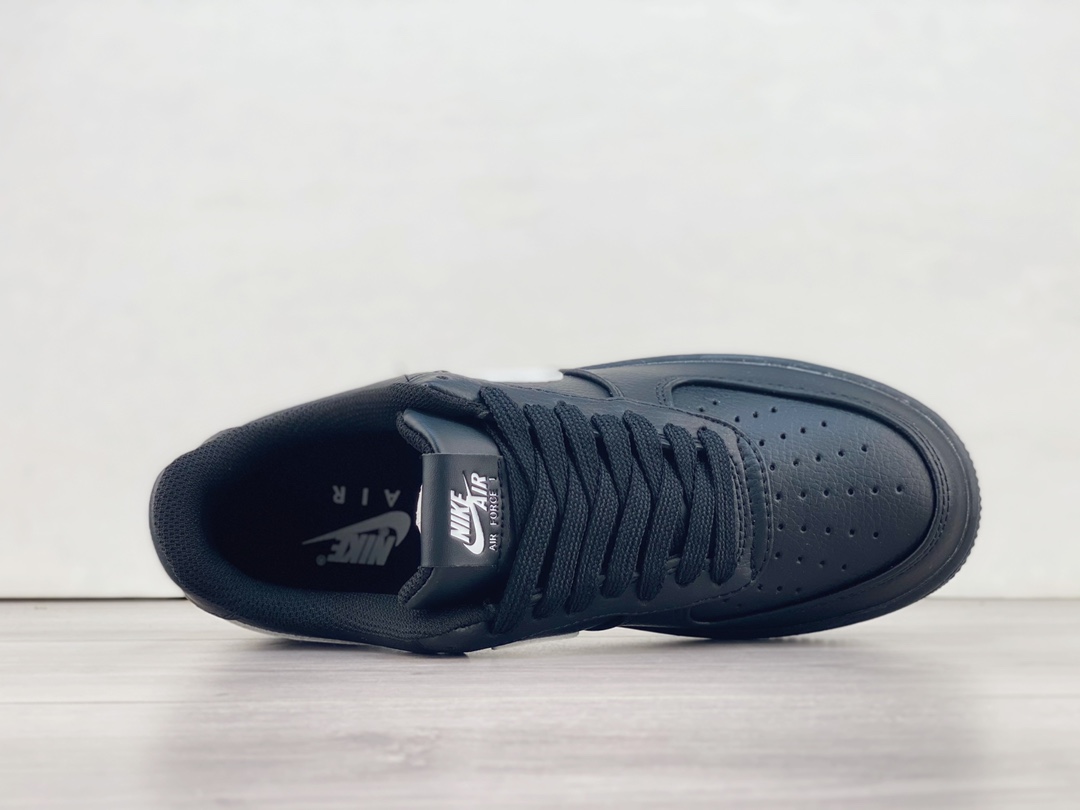 Nike Air Force Black White - Image 5