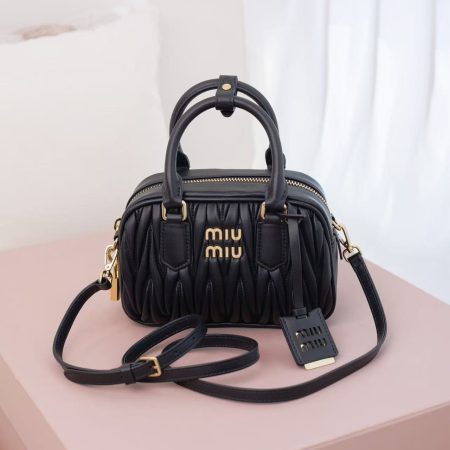 Miu Miu Arcadie Matelasse Nappa Leather Bag - Image 7