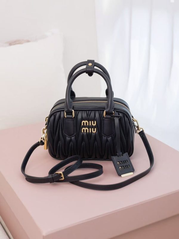 Miu Miu Arcadie Matelasse Nappa Leather Bag