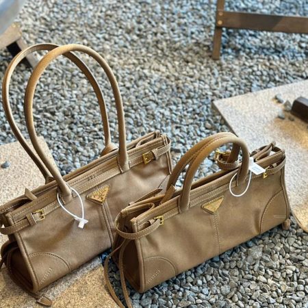 Prada Suede Tote Bag Soft-lux Handbag - Image 11