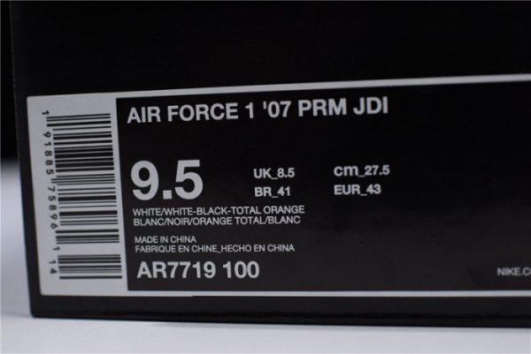 Nike Air Force 1 07 Just Do It Pack White AR7719-100