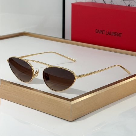 Saint Laurent YSL Metal Blackout anti-UV Sunglasses Top Quality - Image 6