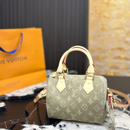 LV Denim Pillow Bag - Image 3