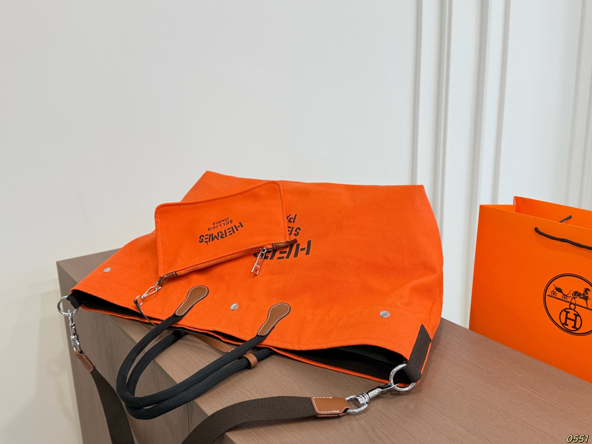 Hermas Canvas Tote Bag - Image 10