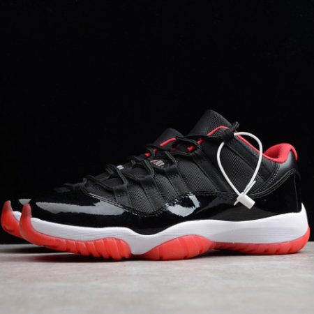 AIR JORDAN 11 RETRO LOW "BRED" BLACK/ RED mens 528895-012 - Image 5