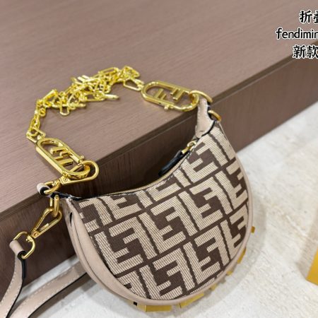 Fendi Mini Half Moon Bag - Image 4