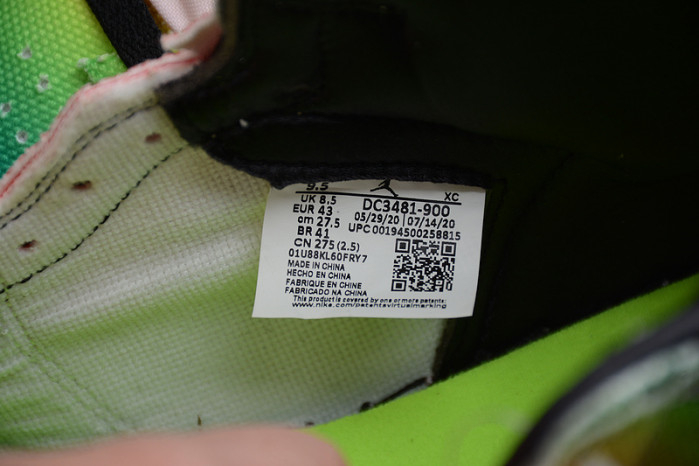 J. Balvin x Air Jordan 1 Retro OG High Colores Y Vibras DC3481-900 - Image 7