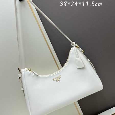 PRADA hobo classic simple triangle logo shoulder bag - Image 3