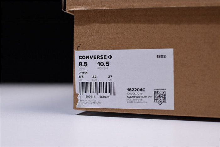 OFF-WHITE x Converse Chuck Taylor All Star 1970s White 162204C - Image 10