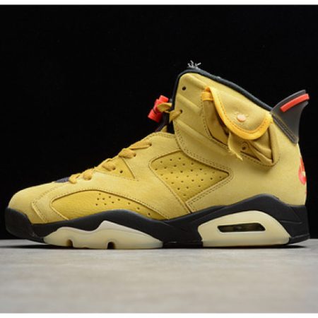Travis Scott Air Jordan 6 yellow Cactus Jack CN1084-300 - Image 1