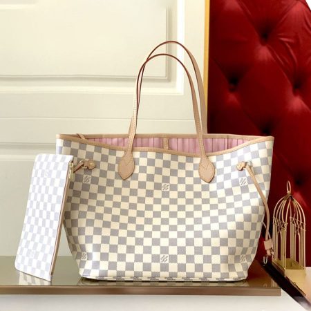 LV Neverfull Monogram Damier Totebag - Image 5