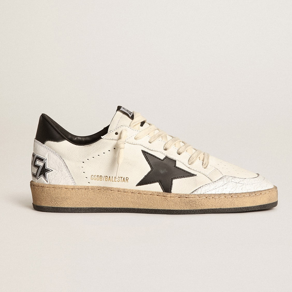 Golden Goose Ball Star Leather round-soled platform sneakers - Image 5